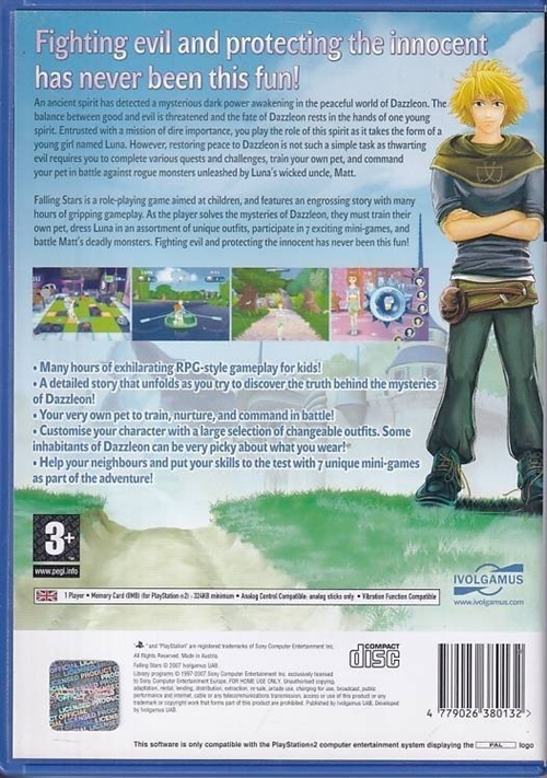 Falling Stars - PS2 (B Grade) (Genbrug)